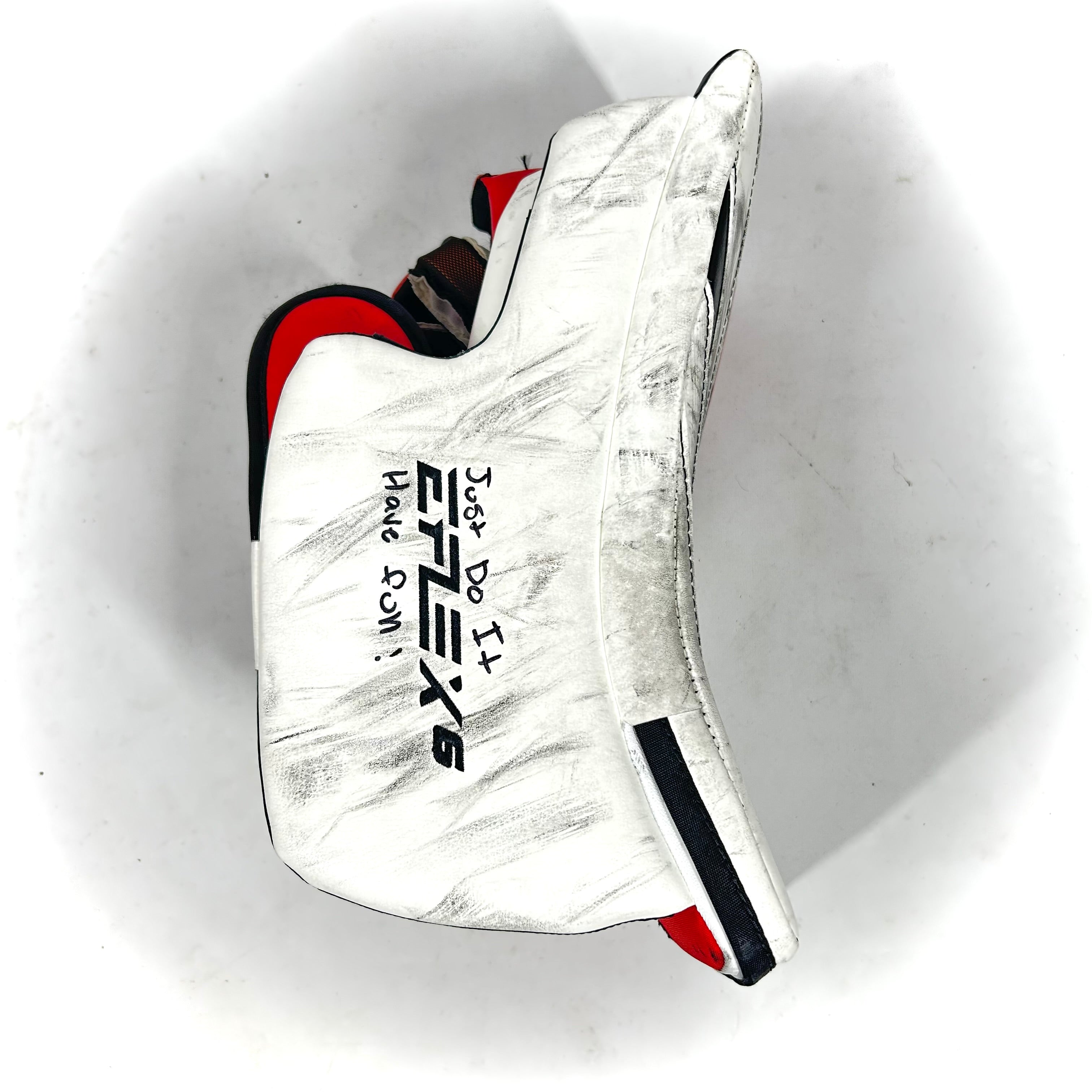 CCM Extreme Flex 6 - Bloqueur de gardien standard d'occasion (blanc/rouge/noir)